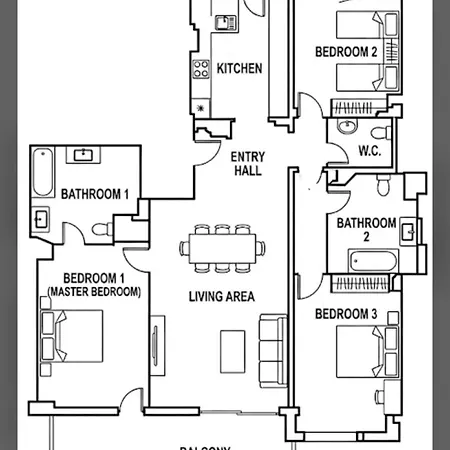 아파트 110 M2 Family, 3 Bedrooms Ac And Terrace 8 Min Away *